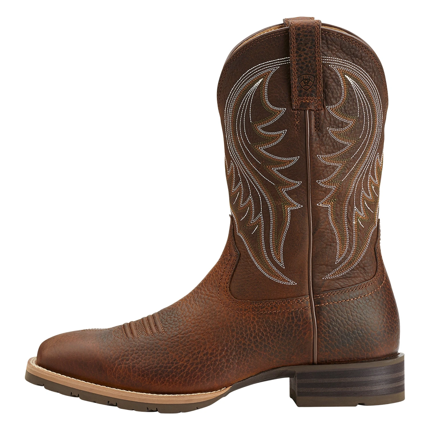 Ariat® Men's Hybrid Rancher Brown Oiled Rowdy Square Toe Boot 10014070 Ariat® Men's Hybrid Rancher Brown Oiled Rowdy Square Toe Boot 10014070 -Ariat Shop 10014070 side