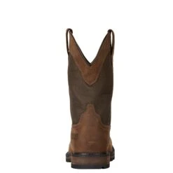 Ariat Men's Groundbreaker H2O Brown Square Toe Work Boots 10015812 -Ariat Shop 10015812 heel