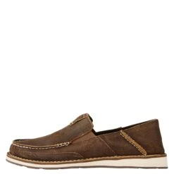 Ariat® Men's Cruiser Rough Oak Brown Slip-On Shoe 10019871 -Ariat Shop 10019871 side min