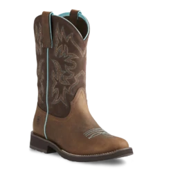 Ariat Ladies Delilah Round Toe Distressed Brown Boots 10021457