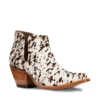 Ariat Ladies Dixon Brown & White Cowhide Ankle Bootie 10033882