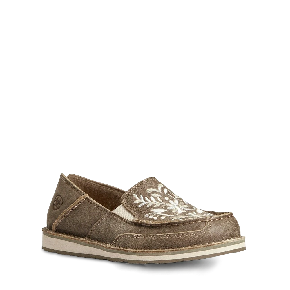 Ariat® Ladies Brown Bomber Embroidered Cruiser Shoe 10034098 Ariat® Ladies Brown Bomber Embroidered Cruiser Shoe 10034098 -Ariat Shop 10034098