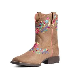 Ariat Youth Girl's Wild Flower Canyon Tan Boots 10038442 -Ariat Shop 10038442 2