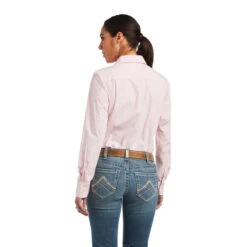 Ariat® Ladies R.E.A.L™ Bridal Rose & White Button Down Shirt 10040581 2 Ariat® Ladies R.E.A.L™ Bridal Rose & White Button Down Shirt 10040581 -Ariat Shop 10040581 back