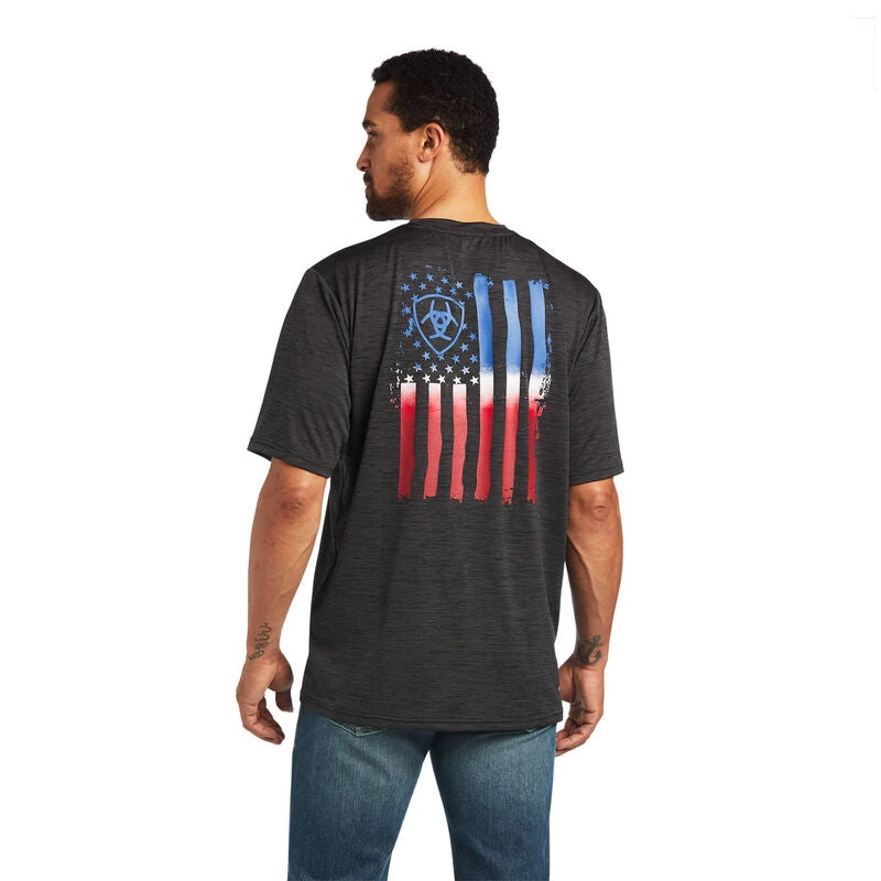 Ariat® Men's Charger Vertical Flag Graphic Charcoal T-Shirt 10040632 Ariat® Men's Charger Vertical Flag Graphic Charcoal T-Shirt 10040632 -Ariat Shop 10040632 back 1fb0fc70 c2ac 46c4 9d14 7469307a78c6