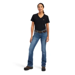 Ariat® Ladies Rebar Riveter Perfect Rise Malibu Bootcut Jeans 10041067 -Ariat Shop 10041067c