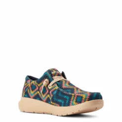 Ariat® Men's Hilo Stretch Lace Blue Aztec Slip On Shoes 10042502 -Ariat Shop 10042502b