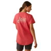 Ariat® Ladies Rebar Workman Logo Graphic Teaberry Pink T-Shirt 10043306