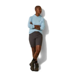 Ariat® Ladies Rebar Cotton Strong™ Clear Sky Blue Hooded T-Shirt 10043841 -Ariat Shop 10043841c