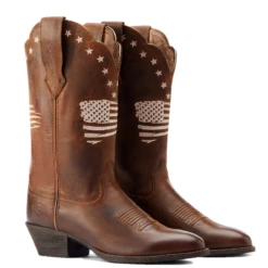 Ariat® Ladies Heritage Liberty Stretch Fit Sassy Brown Boots 10044541 -Ariat Shop 10044541g