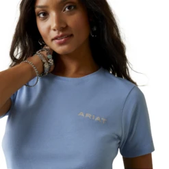 Ariat® Ladies Gila River Light Blue T-Shirt 10045446 -Ariat Shop 10045446b