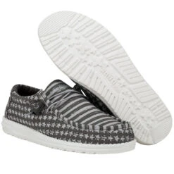 Hey Dude Men's Wally Patriotic Grey Shoes 110063196 -Ariat Shop 110063196 WALLY GREYED PATRIOTIC 03