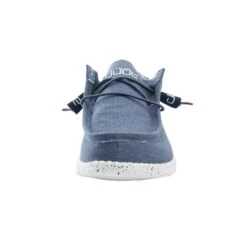 Hey Dude Men's Wally Stretch Blue Shoes 110382600 -Ariat Shop 110382600 WALLY STRETCH BLUE 04