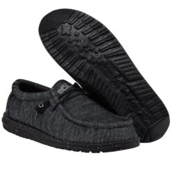 Hey Dude Men's Wally Stretch Midnight Bunker Shoes 110384770 -Ariat Shop 110384770 WALLY STRETCH MIDNIGHT BUNKER 3