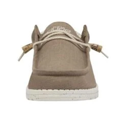 Hey Dude Men's Wally Linen Natural Clay Slip On Shoe 110793298 -Ariat Shop 110793298 3