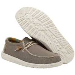 Hey Dude Men's Wally Eco Sox Desert Brown Slip On Shoes 112471581 2 Hey Dude Men's Wally Eco Sox Desert Brown Slip On Shoes 112471581 -Ariat Shop 112471581 WALLY ECO SOX DESERT BROWN LEFT 33