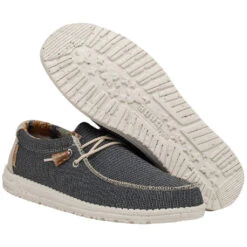 Hey Dude Men's Wally Eco Sox Aegean Slip On Shoes 112472724 -Ariat Shop 112472724 WALLY ECO SOX AEGEAN LEFT 33