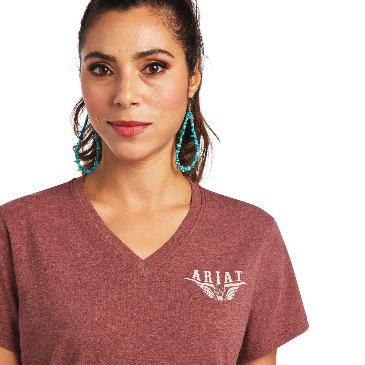 Ariat® Ladies R.E.A.L™ Longhorn Roasted Russet T-Shirt 10040621 Ariat® Ladies R.E.A.L™ Longhorn Roasted Russet T-Shirt 10040621 -Ariat Shop 1280 QbHfF4q35t825on4