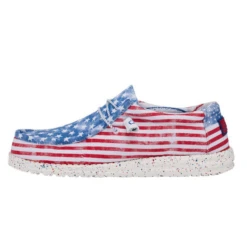 Hey Dude® Men's Wally Patriotic Stars & Stripes Casual Shoes 40001-9C8 -Ariat Shop 40001 9C8