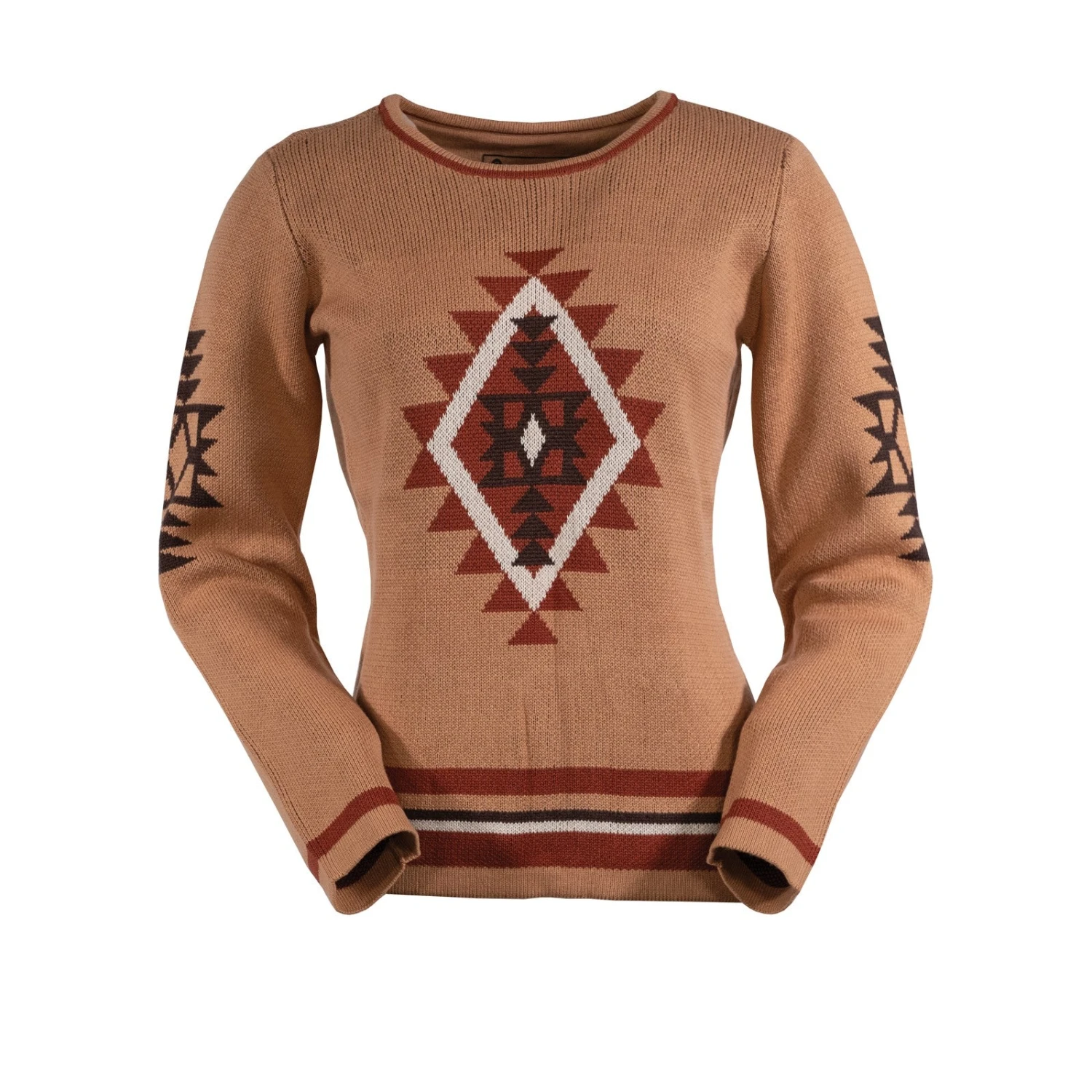 Outback Trading Company Ladies Adalyn Tan Sweater 40215-TAN Outback Trading Company Ladies Adalyn Tan Sweater 40215-TAN -Ariat Shop 40215 TAN FRONT