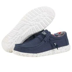 Hey Dude Men's Wally Stretch Blue Shoes 110382600 -Ariat Shop 57 24bb66e9 7db7 4021 83aa 1fb27cd60b49