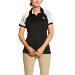 AriatĀ® Ladies Black Team 3.0 Polo Shirt 10030550