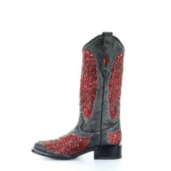 Corral Boots Corral Ladies Black & Red Wings, Cross Overlay & Studs Boots A3744 -Ariat Shop 57 fc21019d edd2 439f a3c7 1f4d74302bdb