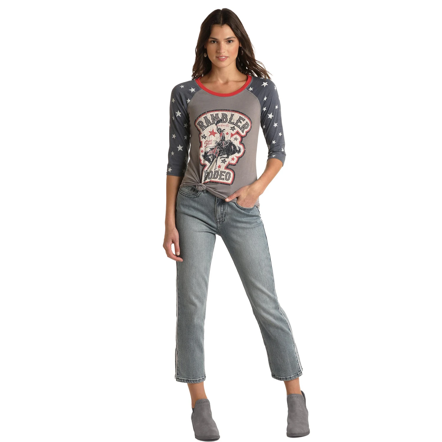 Panhandle Ladies Rambler Rodeo 3/4 Sleeve Baseball T-Shirt WLWT21RZJA Panhandle Ladies Rambler Rodeo 3/4 Sleeve Baseball T-Shirt WLWT21RZJA -Ariat Shop 963