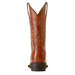 Ariat® Ladies Round Up Remuda Naturally Rich Western Boot 10019905 -Ariat Shop F17 WMS WEST 10019905 heel