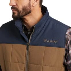 Ariat Men's Cirus Conceal Carry Insulated Cub Navy Vest 10037545 -Ariat Shop F21 MNS WEST 10037545 detail01 2