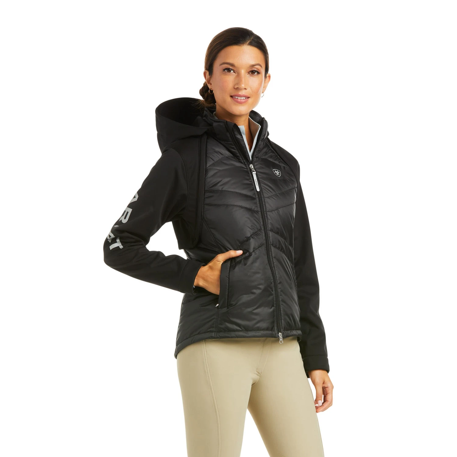 Ariat® Ladies Salient Black Jacket 10037513 Ariat® Ladies Salient Black Jacket 10037513 -Ariat Shop F21 WMS ENGL 10037445 front ac130044 4174 4835 9363 790b0ff51d4d