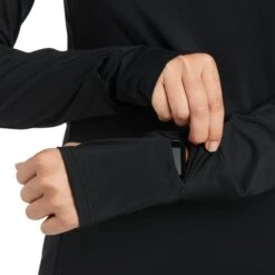 Ariat® Ladies Face Long Sleeve Black Baselayer Shirt 10037611 -Ariat Shop F21 WMS ENGL 10037611 detail03