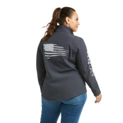 Ariat Ladies Team Patriot Concealed Carry India Ink Jacket 10037438 -Ariat Shop F21 WMS WEST 10037438 back plus
