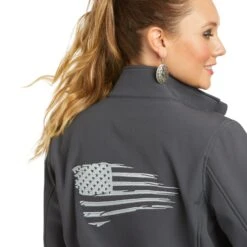 Ariat Ladies Team Patriot Concealed Carry India Ink Jacket 10037438 -Ariat Shop F21 WMS WEST 10037438 detail02