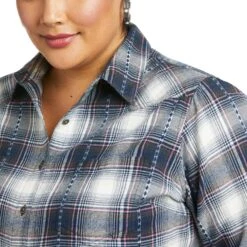 Ariat® Ladies R.E.A.L™ Billie Jean Long Sleeve Shirt 10037709 -Ariat Shop F21 WMS WEST 10037709 detail01 plus