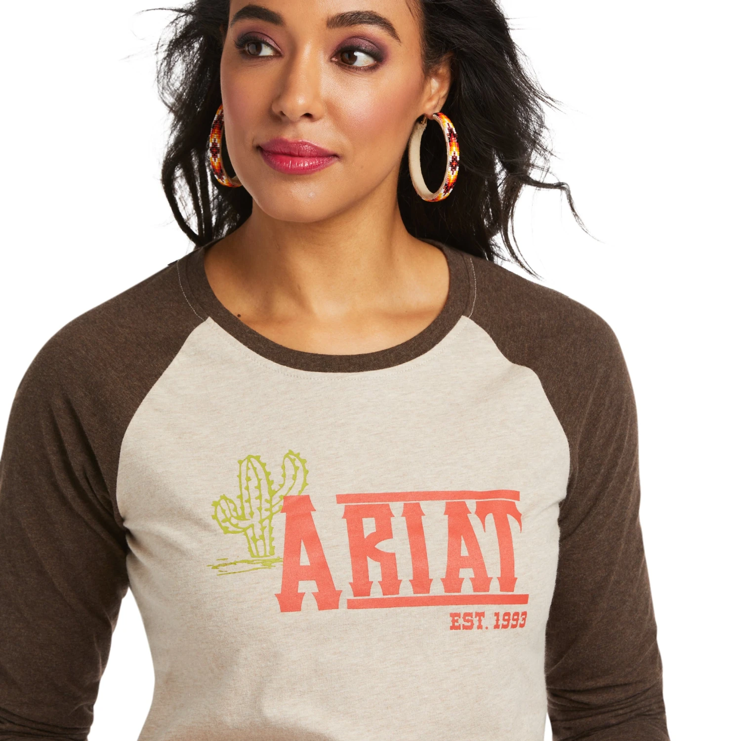 Ariat® Ladies REAL Graphic Long Sleeve T-Shirt 10038060 Ariat® Ladies REAL Graphic Long Sleeve T-Shirt 10038060 -Ariat Shop F21 WMS WEST 10038060 detail01
