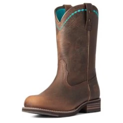 Ariat® Ladies Unbridled Roper Cooper Kettle Western Boots 10038422 -Ariat Shop F21 WMS WEST 10038422 3 4 front