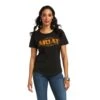 Ariat® Ladies Wordmark Graphic Short Sleeve Black T-Shirt 10038622