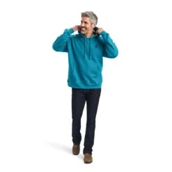 Ariat® Men's Desert Sun Ocean Depths Hooded Sweatshirt 10041726 -Ariat Shop F22 MNS WEST 10041726 full