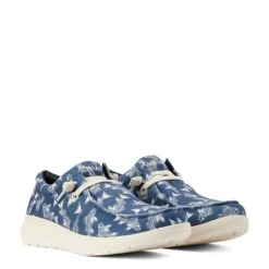 Ariat® Men's Hilo Stretch Lace Bonefish Blue Slip On Shoes 10042500 -Ariat Shop F22 MNS WEST 10042500 pair