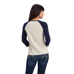 Ariat Ladies R.E.A.L.™ Sunrise Classic Beige T-Shirt 10041292 -Ariat Shop F22 WMS WEST 10041292 back