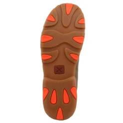 Twisted X Men's Neon Orange Brown Bomber Driving Mocs MDM0019 -Ariat Shop MDM0019 03