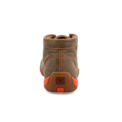 Twisted X Men's Neon Orange Brown Bomber Driving Mocs MDM0019 -Ariat Shop MDM0019 06