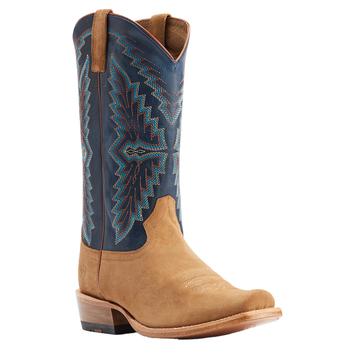 Ariat® Men'sFuturity Showman Dijon Roughout & NavyWestern Boots 10044499 Ariat® Men'sFuturity Showman Dijon Roughout & NavyWestern Boots 10044499 -Ariat Shop Myproject 2023 04 13T132838.737