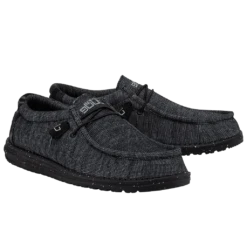 Hey Dude Men's Wally Stretch Midnight Bunker Shoes 110384770