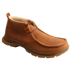 Twisted X Men's Chukka Oblique Toe Oiled Saddle Leather Shoes MFS0003