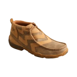 Twisted X® Men's Bomber Brown Lace Up Chukka Driving Moc MDM0089