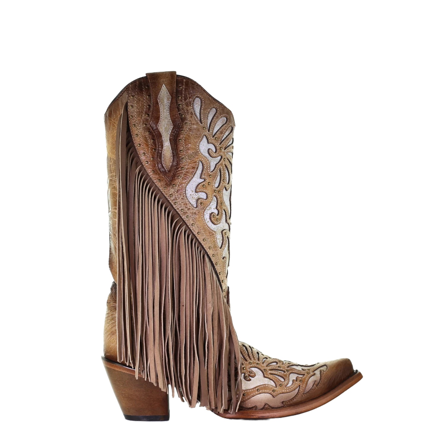 Corral Ladies Saddle Brown Lamb Inlay Embroidery & Fringe Boots C3766 Corral Boots Corral Ladies Saddle Brown Lamb Inlay Embroidery & Fringe Boots C3766 -Ariat Shop Myproject 2023 05 15T110131.864