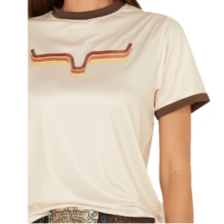 Kimes Ranch® Ladies Rhythm Ringer Natural Performance T-Shirt RING-NAT -Ariat Shop RING NAT 2