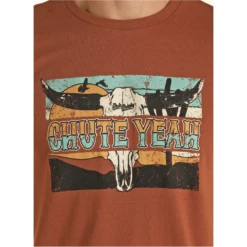 Rock & Roll® Unisex "CHUTE YEAH" Dale Brisby Rust T-Shirt RRUT21R06A-90 -Ariat Shop RRUT21R06A 90 2